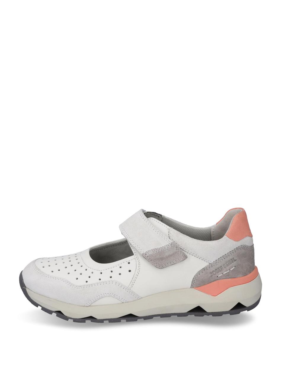 Slipper Jonah 04, weiss-lachs