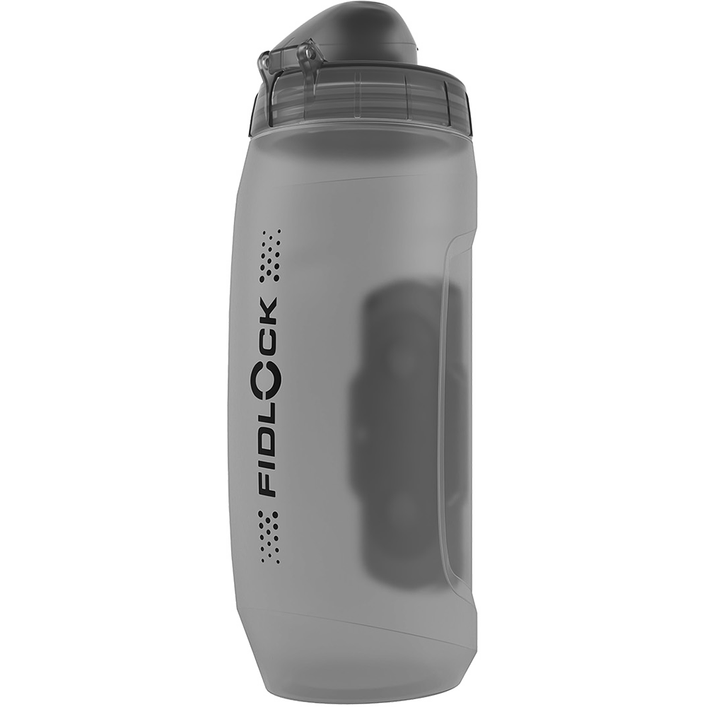 Fidlock Twist 590ml Antibacterial + Bike Base Trinkflasche transparent black