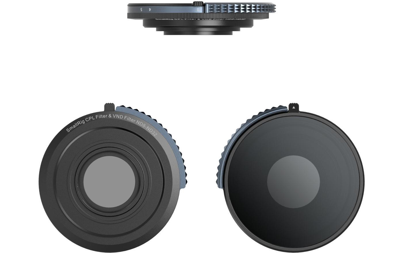 CPL & VND 3-5 FilterPolarisations- und variabler ND-Filter für Osmo Action 4