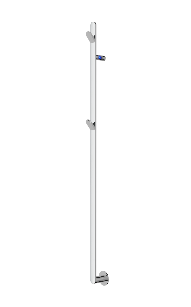 TVS Design Plus 1F elektrische radiator 8.5x150cm 30W chroom