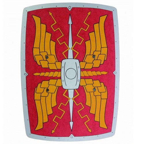 Romeins schild alexius rood - groot