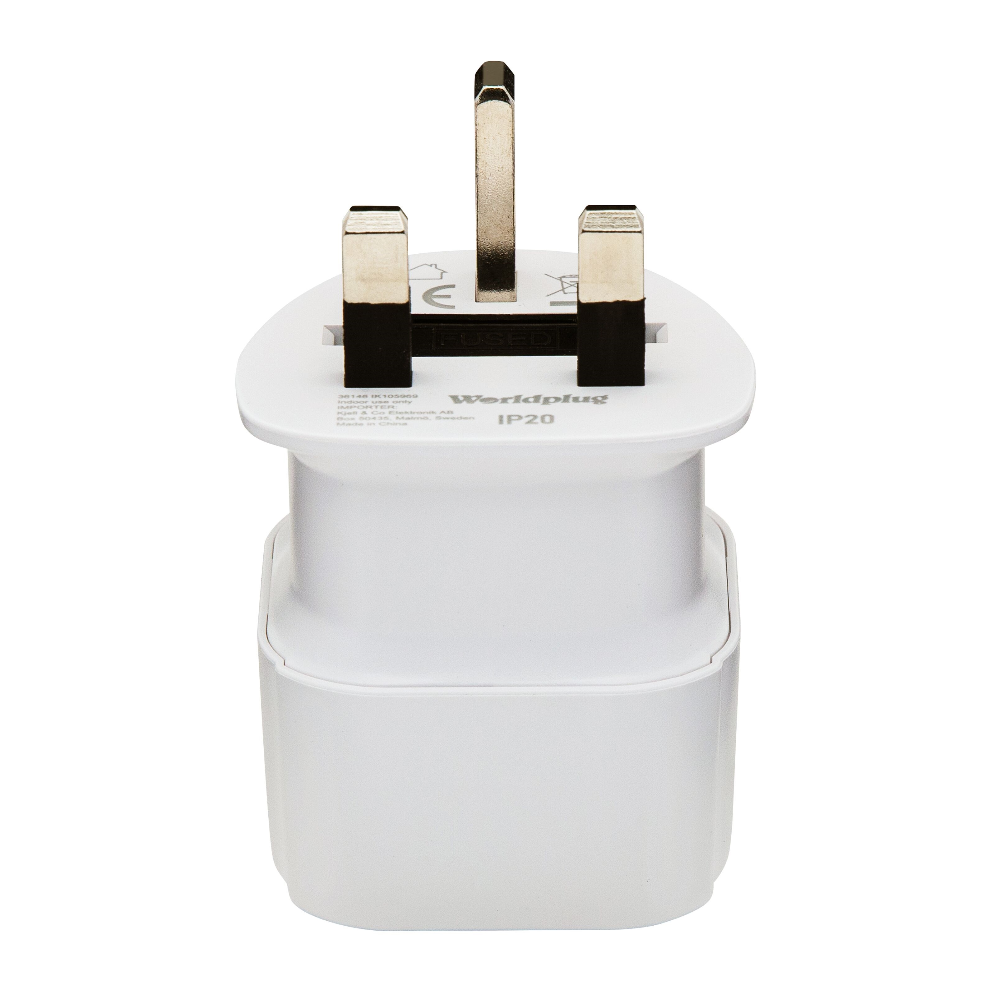 Luxorparts Jordet reiseadapter Storbritannia