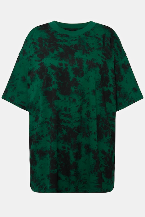 T-Shirt, oversized, Batik, Rundhals, Halbarm, Unisex