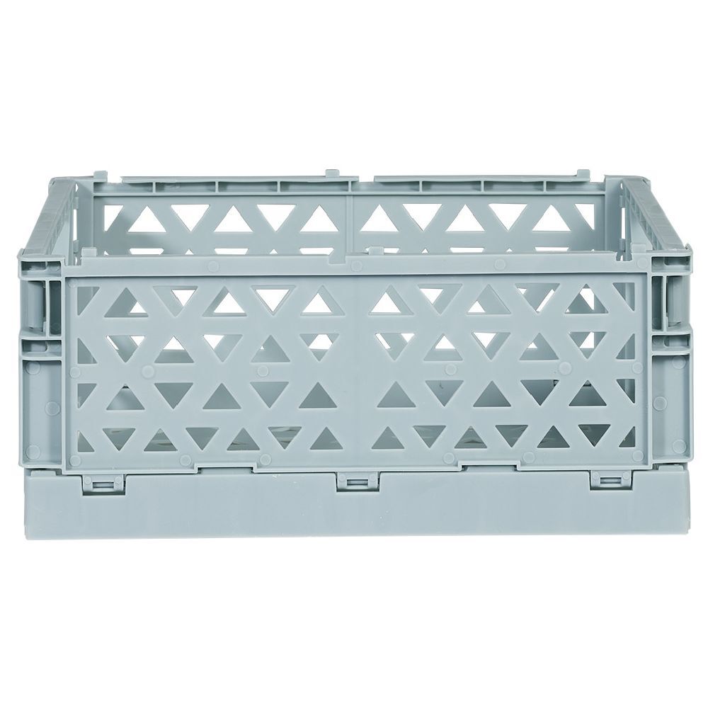 Caisse pliable polypropylène 24x17x10cm bleu