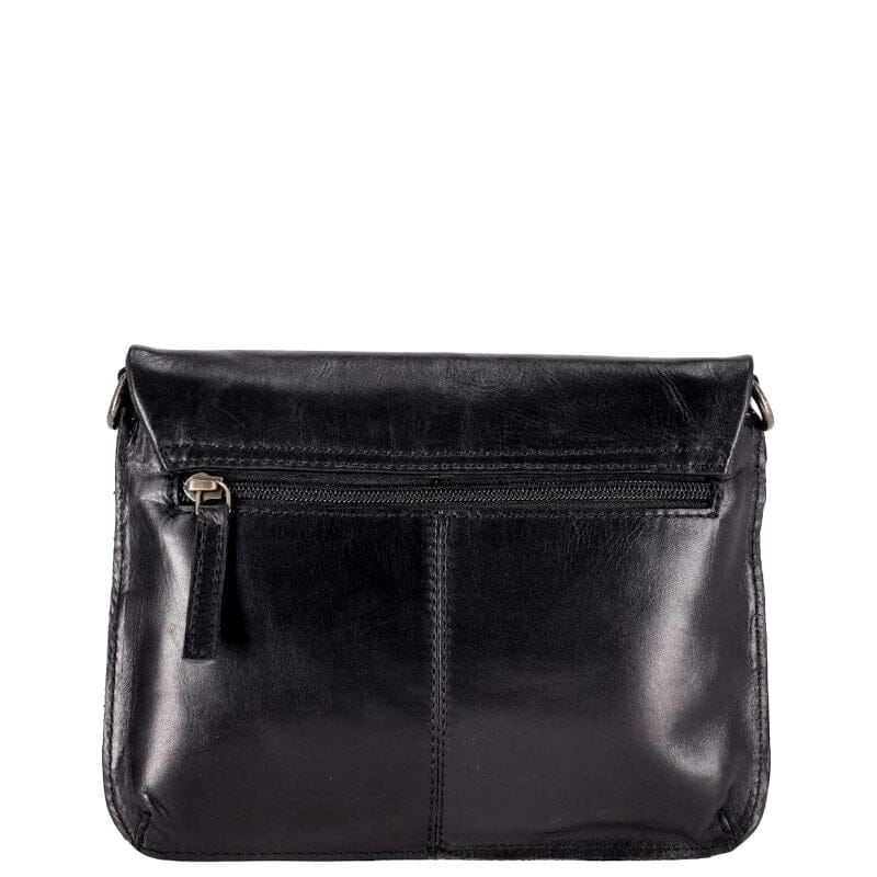 DSTRCT Alba Crossbody Flap Bag Black