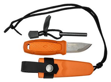 KIT COUTEAU   ALLUME FEU MORAKNIV ELDRIS KIT ORANGE