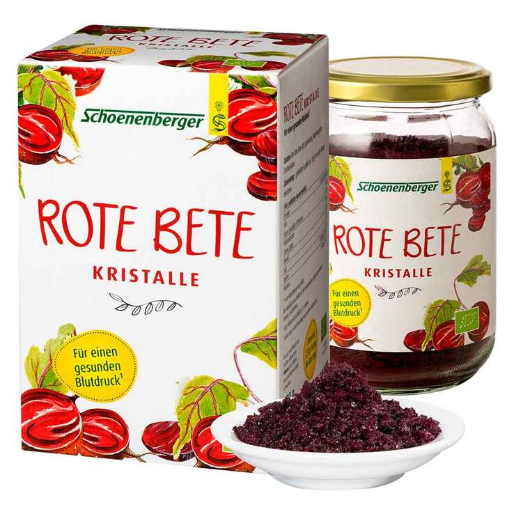 Rote Bete Kristalle Bio Schoenenberger Pulver, 200 g