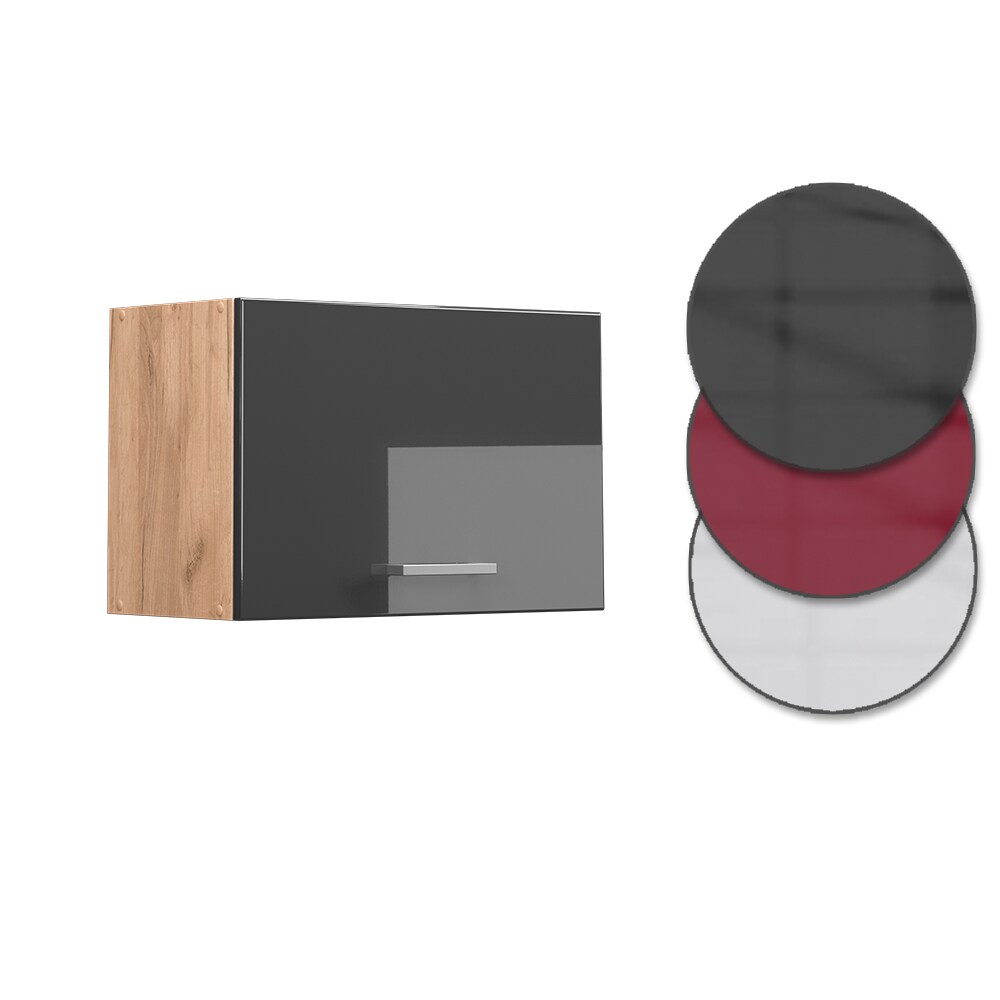 Vicco Hängeschrank Küchenschrank Küchenzeile R-Line 60 cm flach Goldkraft Anthrazit