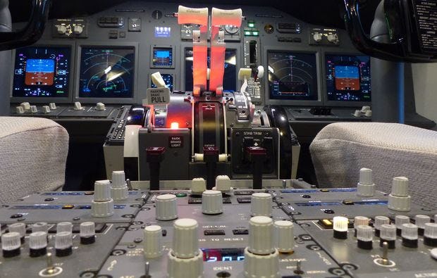 Flugsimulator Boeing B737 in Karlsruhe als Geschenk