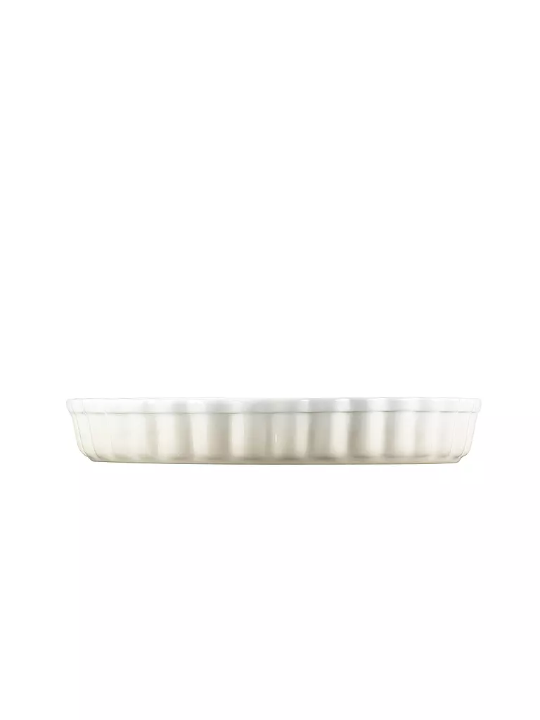 LE CREUSET Tarteform Poterie 28cm Meringue creme