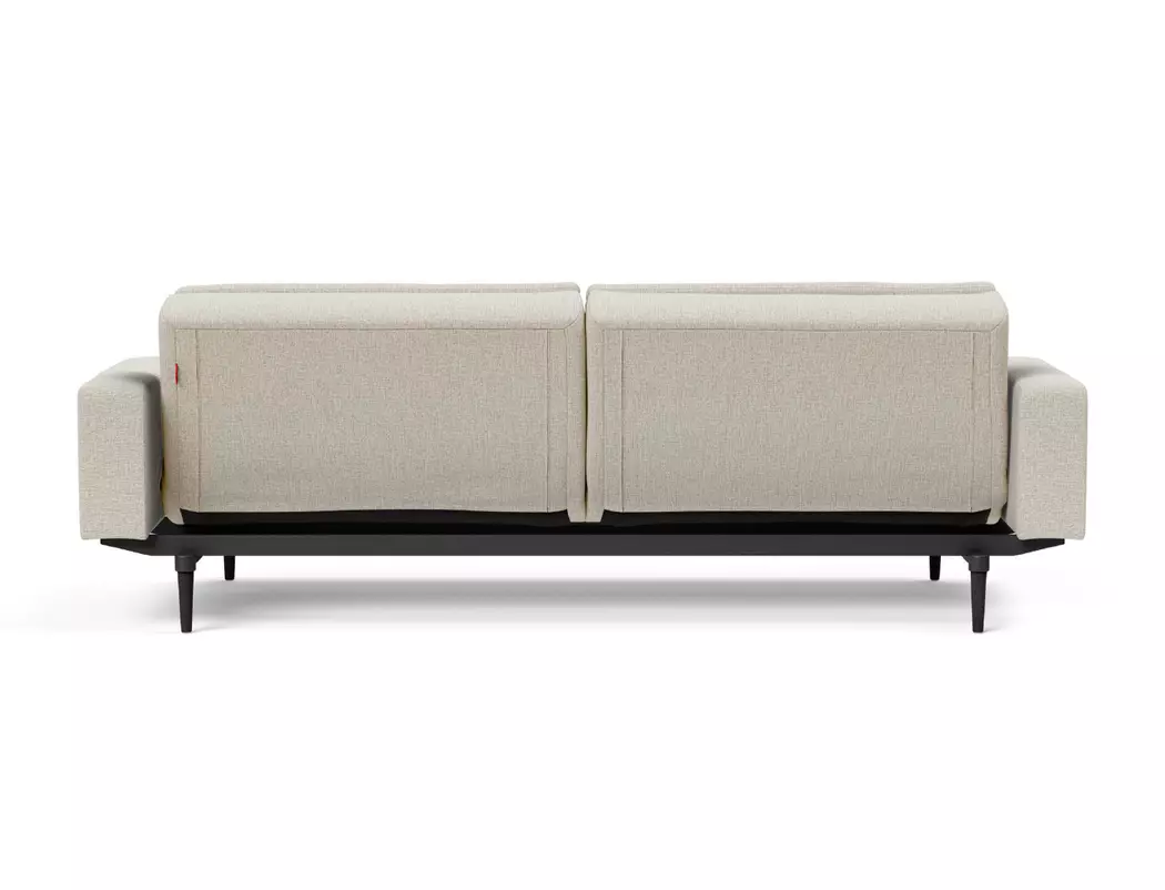 Schlafsofa mit Armlehnen Dublexo Styletto schwarz