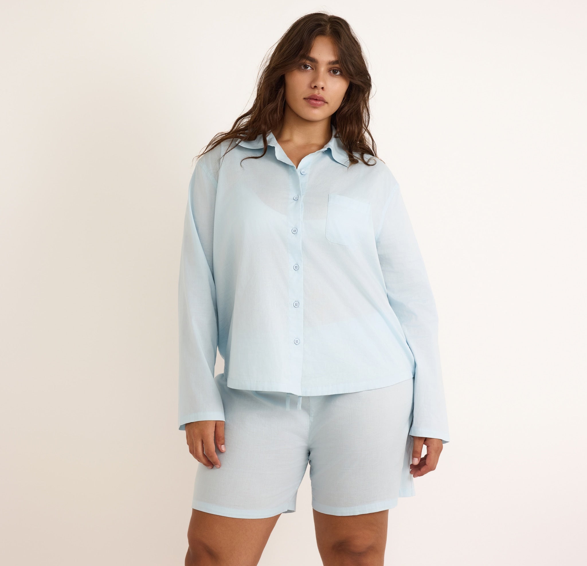 ORGANIC COTTON<br>Core Sleep Poplin Shorts