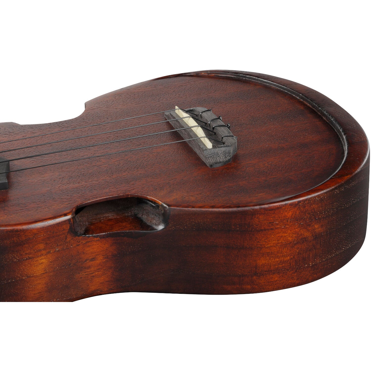 Ibanez AUC14 Open Pore Violin Sunburst concert ukelele met gigbag