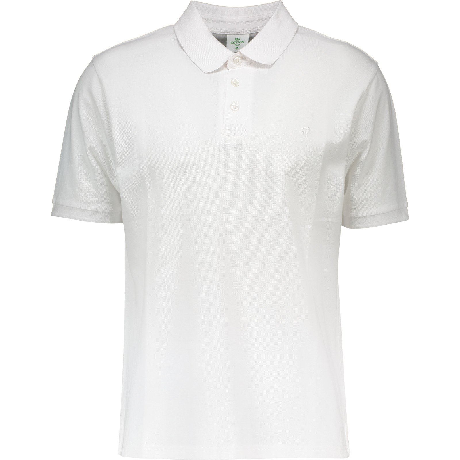 Herren-Poloshirt Bio, weiss