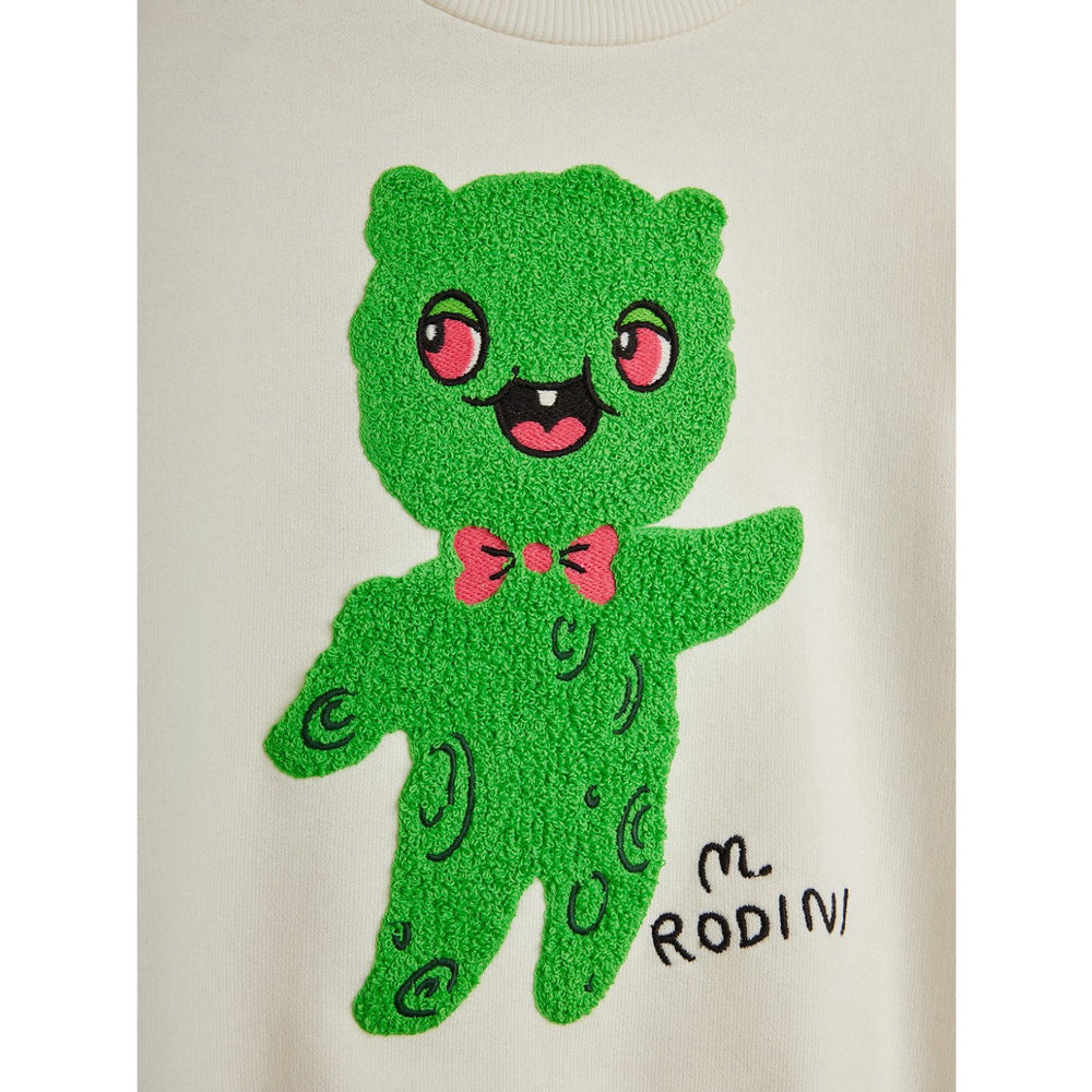 Køb Mini Rodini Off-white Alien Chenille Sweatshirt