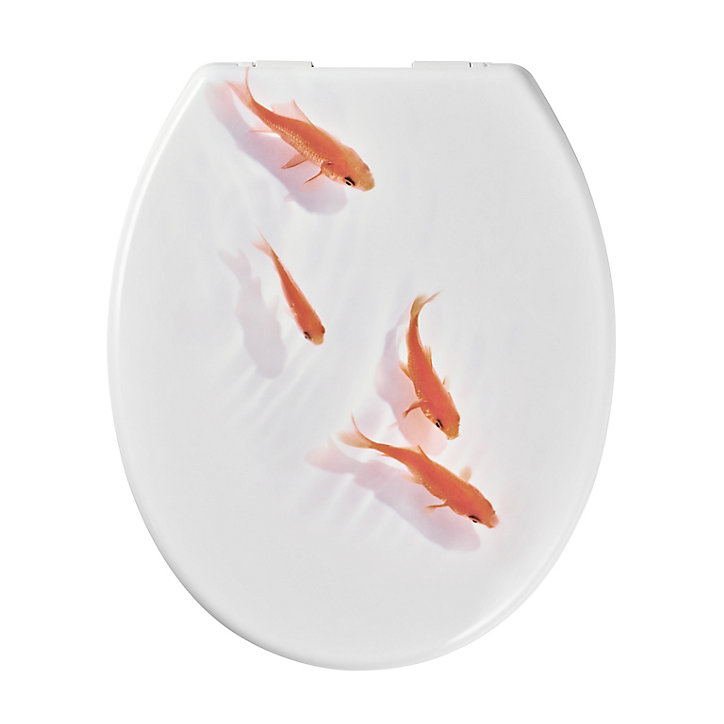Abattant WC GoodHome Genoa décor poisson