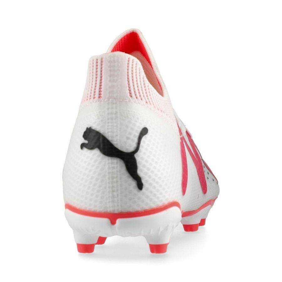 PUMA Future Pro FG/AG Breakthrough - Blanc/Noir/Fire Orchid Enfant