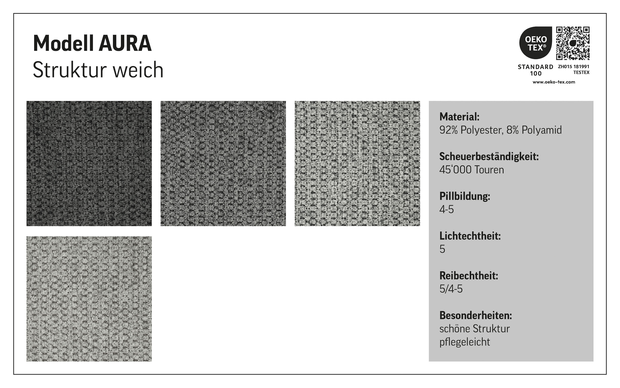 COTTA Ecksofa »Aura L-Form, B: 260 cm« mit Bettfunktion, Bettkasten & Kopfteilverstellung