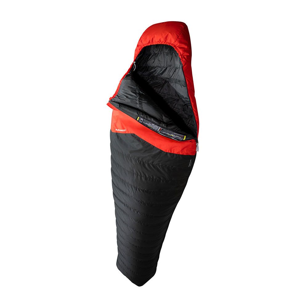 Mammut NORDIC DOWN 3 SEASON 0°C - Sac de couchage graphite/fire