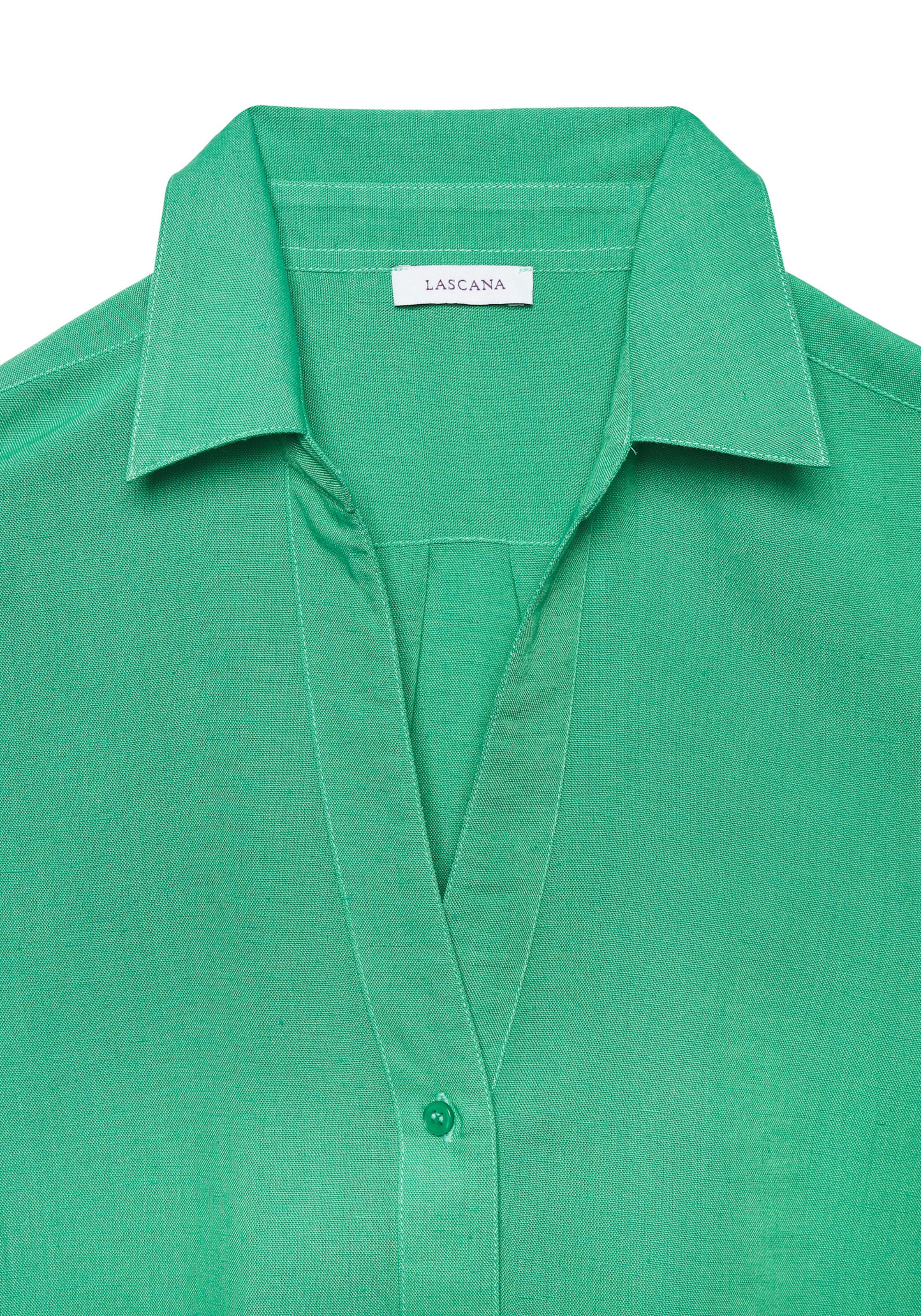 LASCANA Hemdbluse in apfelgrün