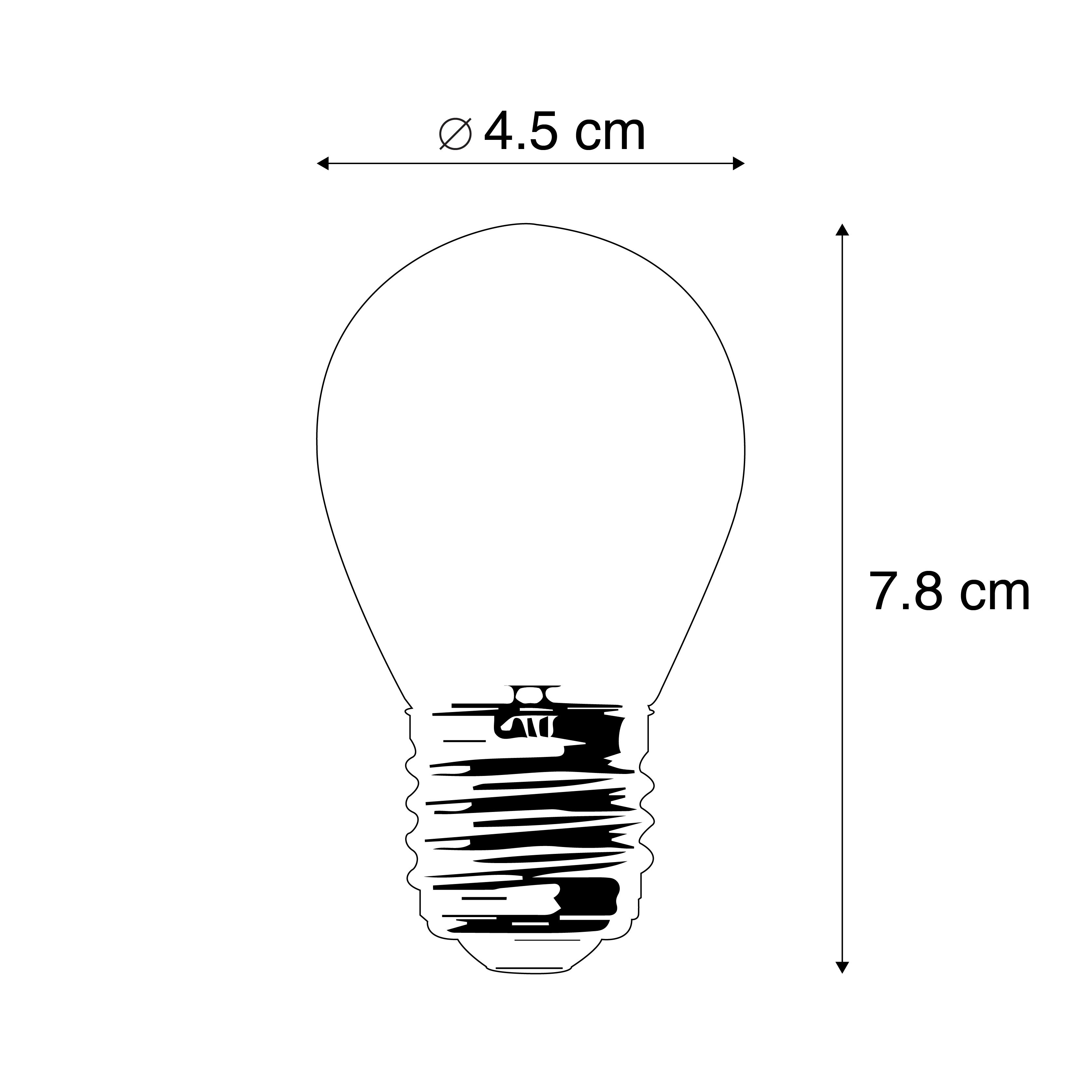 Smart E27 dimbare LED lamp P45 4,5W 400 lm 2200-4000K