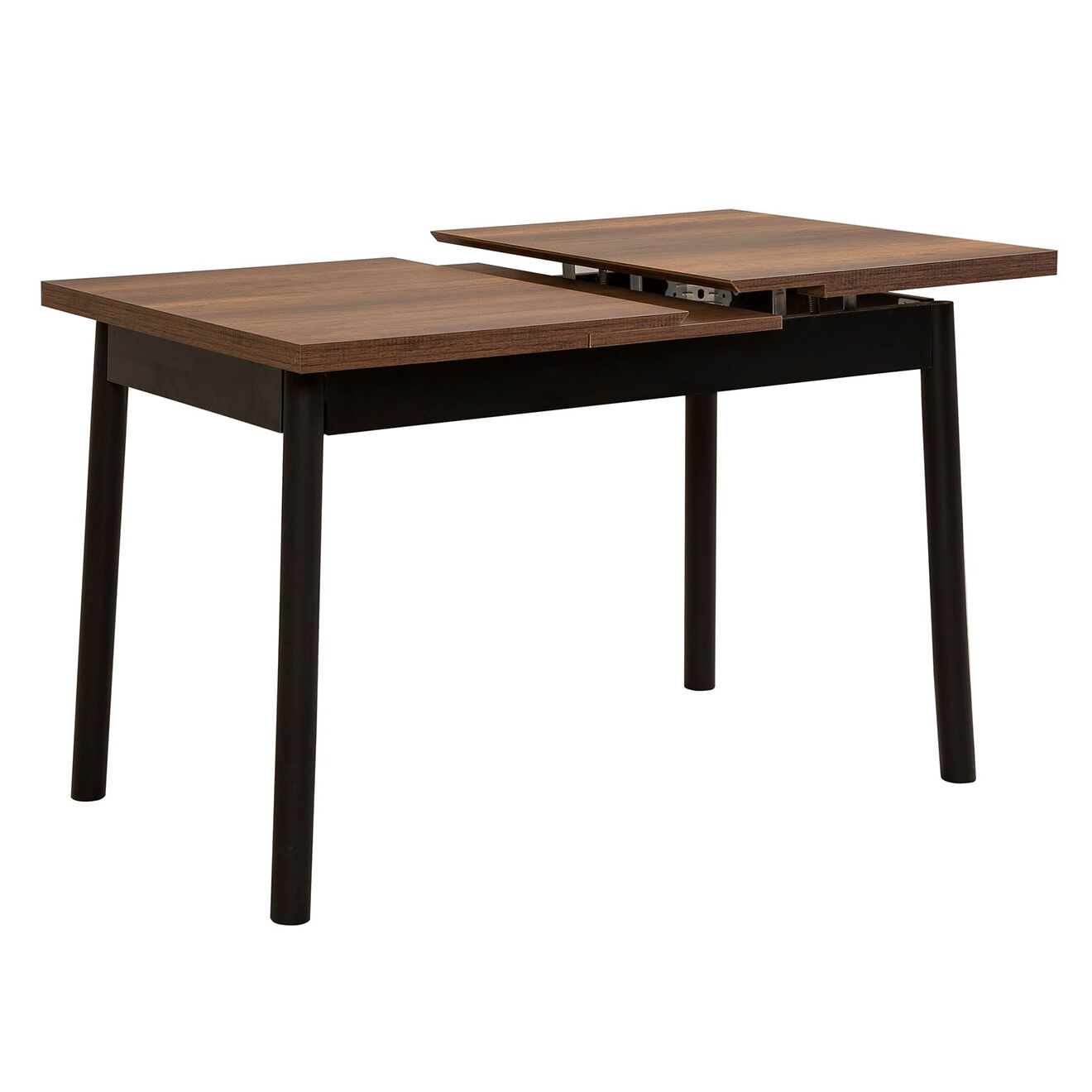 Homitis Table + 2 Chaises + Banc Olv noir