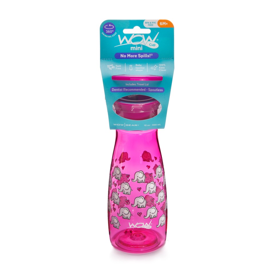 WOW - Cup Mini - Pink Elephants