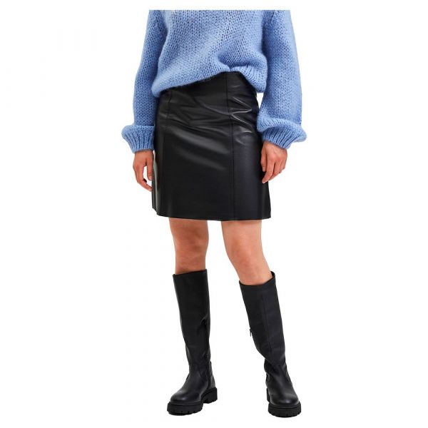 Selected New Ibi Midi Skirt Preto 42 Mulher