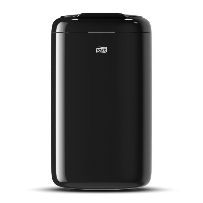 Tork 564008 afvalbak 5 liter met deksel zwart kunststof (564008)
