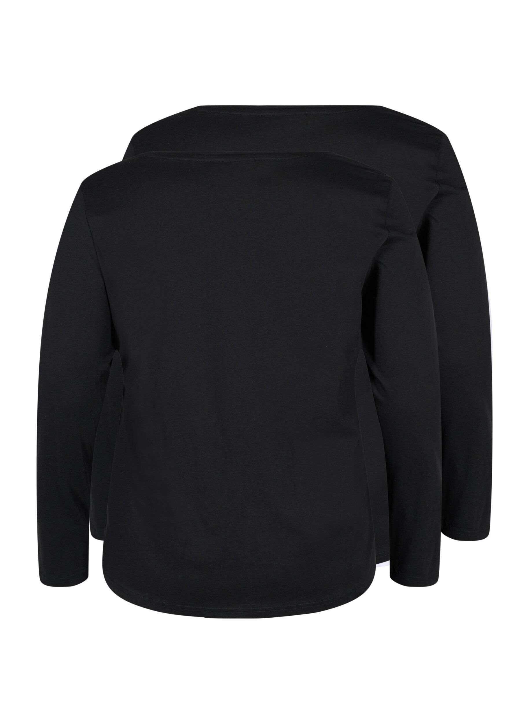 2-pak basis bluse i bomuld