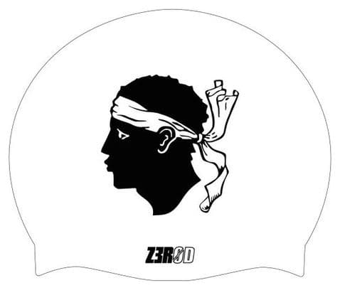 Bonnet De Bain Z3rod Blason Corse Blanc