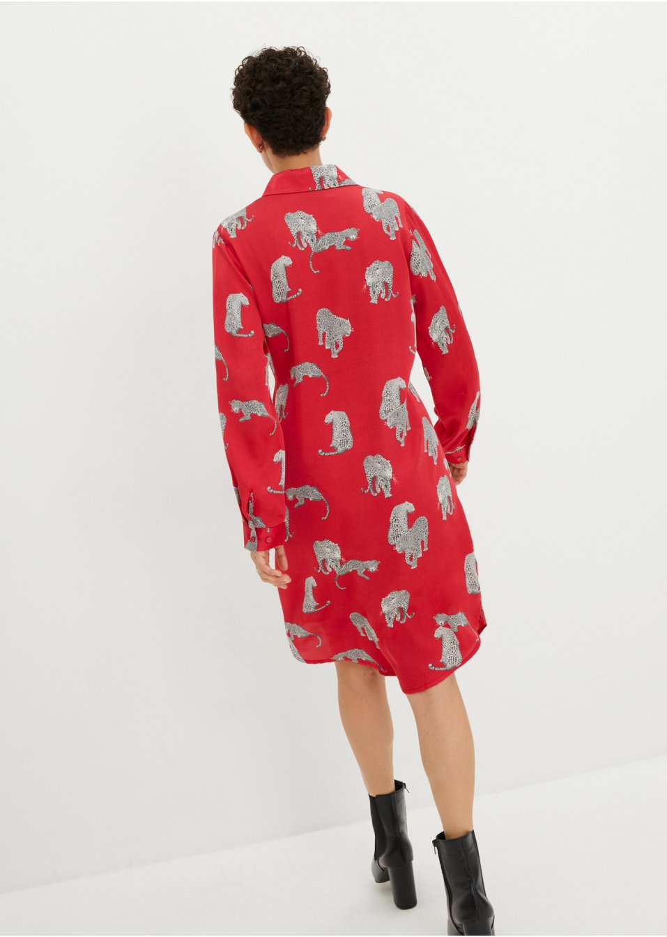 Robe-chemise en satin
