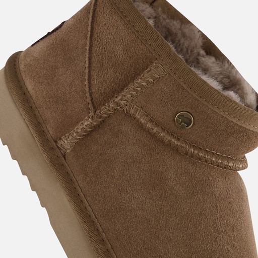 Warmbat Durack Gevoerde boots taupe Suede