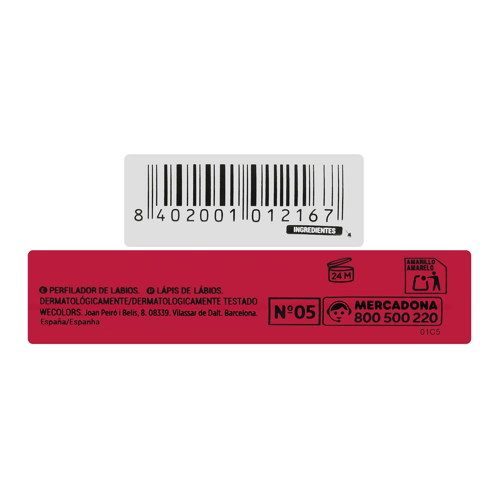 Crayon à lèvres Deliplus 05 Fraise