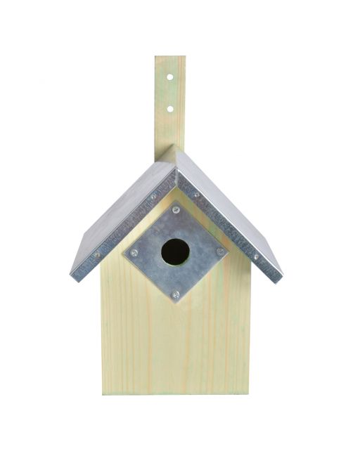 Best For Birds Beschermplaat Pimpelmees - Broeden - Zilver