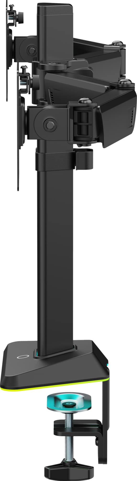 Essentials RGB Dual Articulating monitor arm (sort)