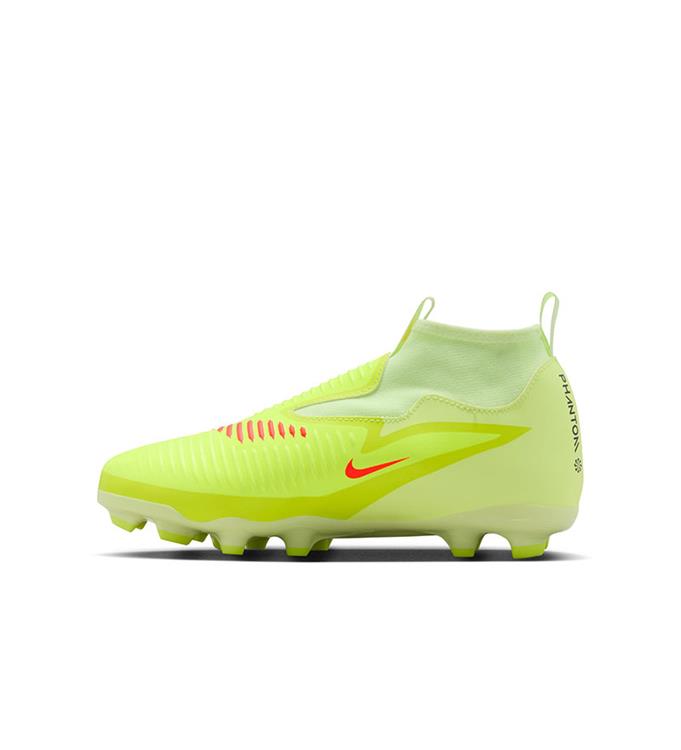 Nike JR PHANTOM 6 HIGH ACAD FG/MG HQ2042-800 HYPER-CRIMSON-BLACK-LIMELIGHT