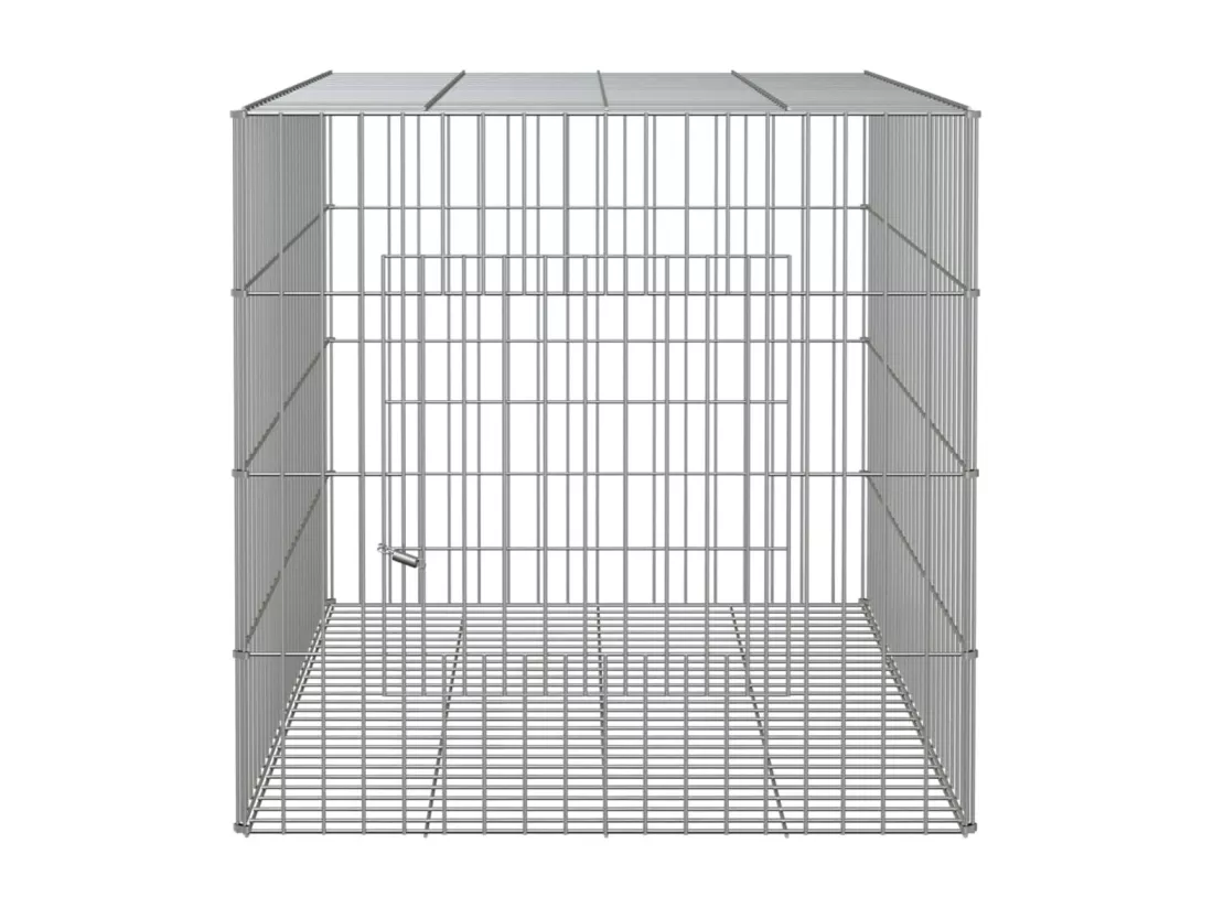 Cage à lapin 78x54x54 cm Fer galvanisé
