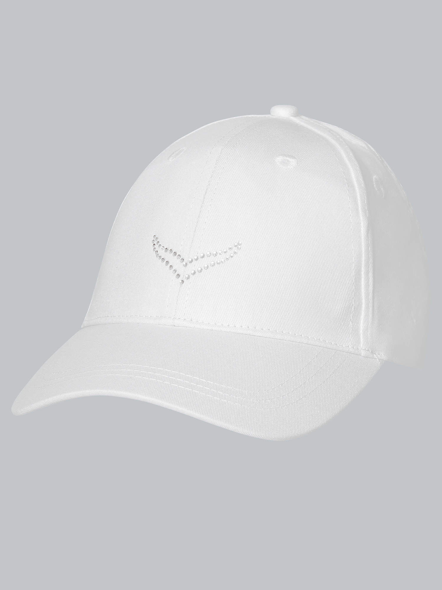 Baseballmütze mit Schwinge Weiss
