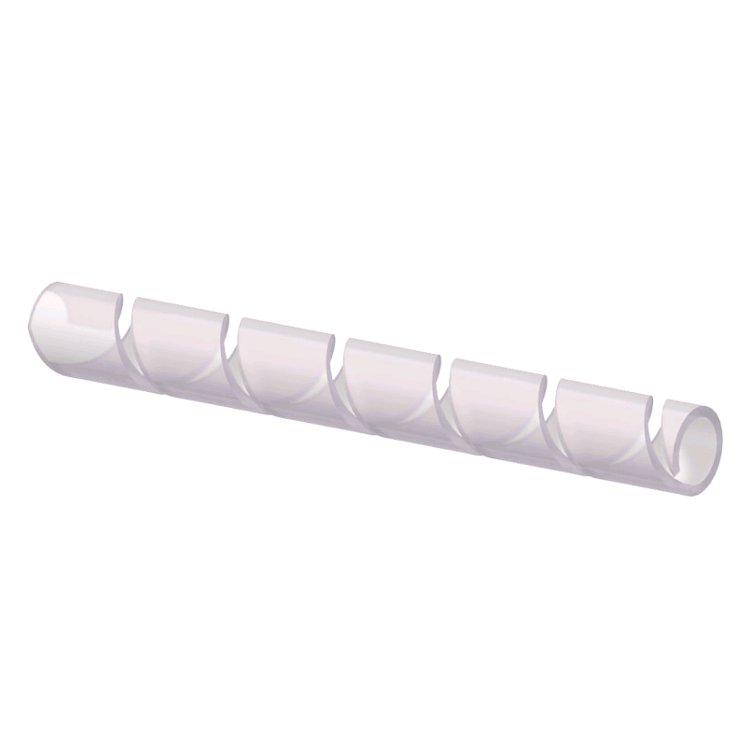 Procab ACW112 spiraal band 10 m, 12 mm, transparant