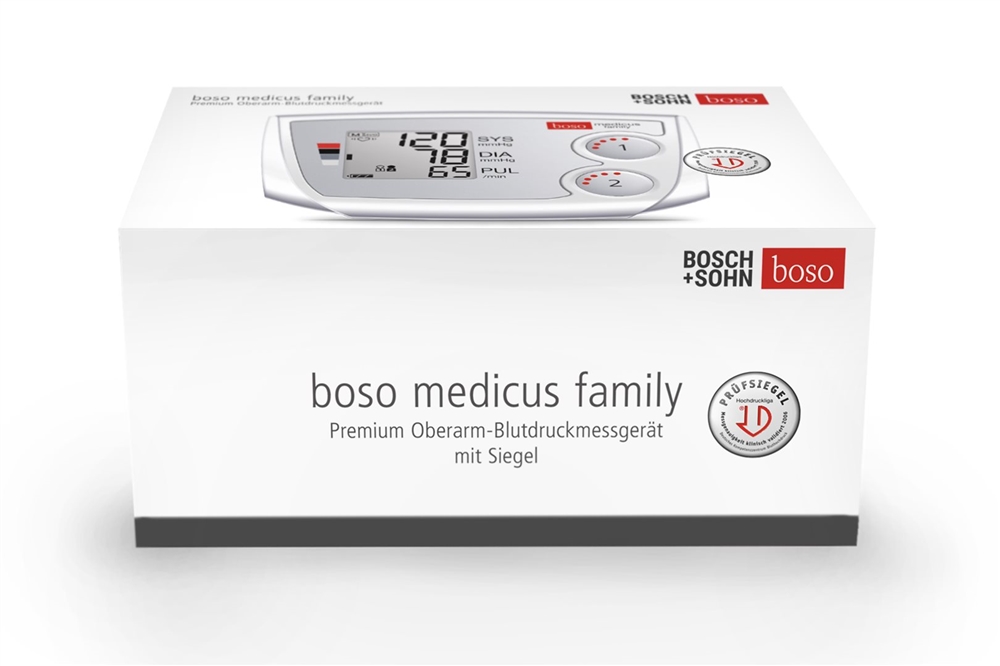 BOSO medicus family Blutdruckmessgerät für 2 Personen 1 Stk