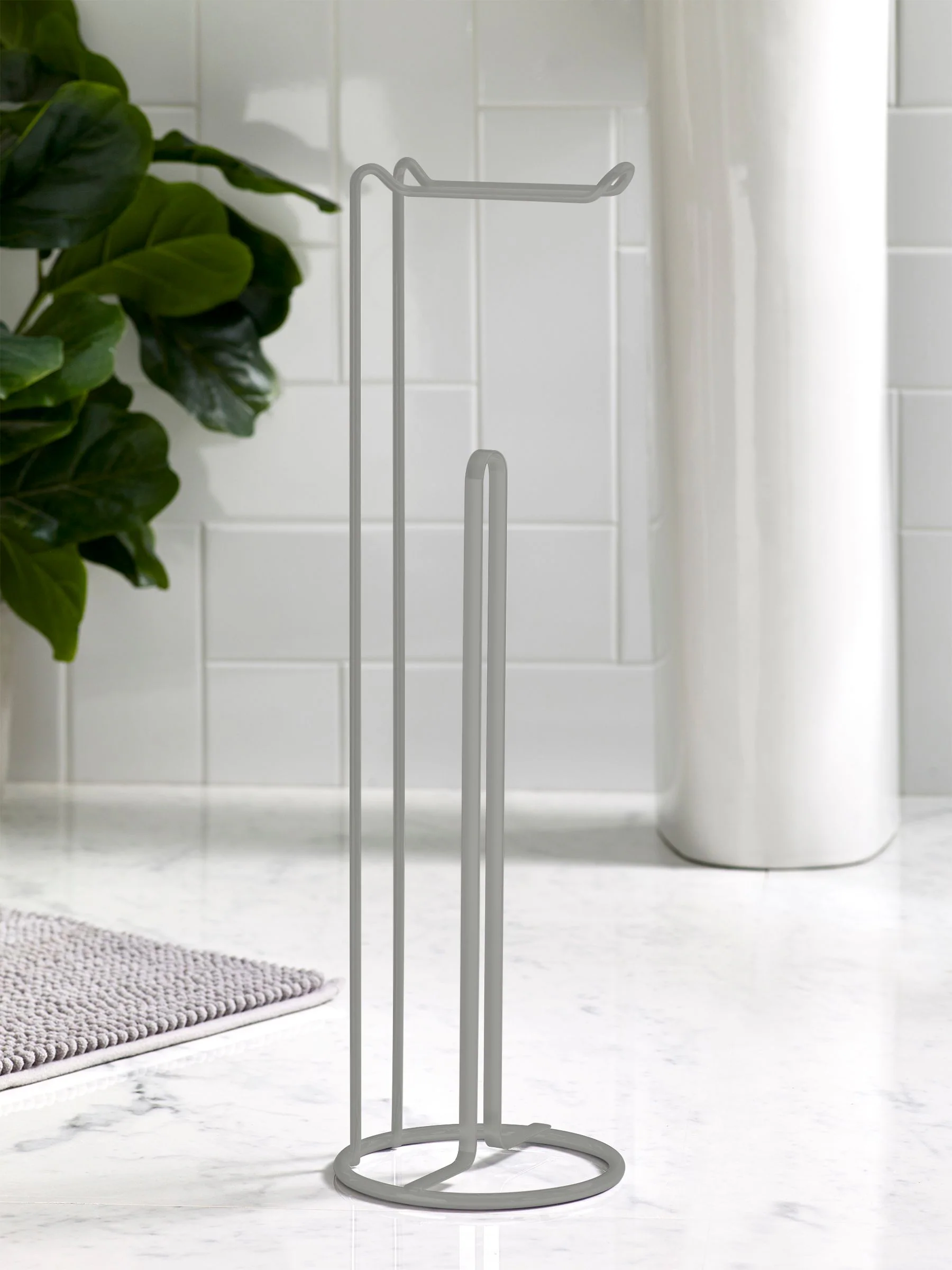 Toiletrolhouder van metalen draad