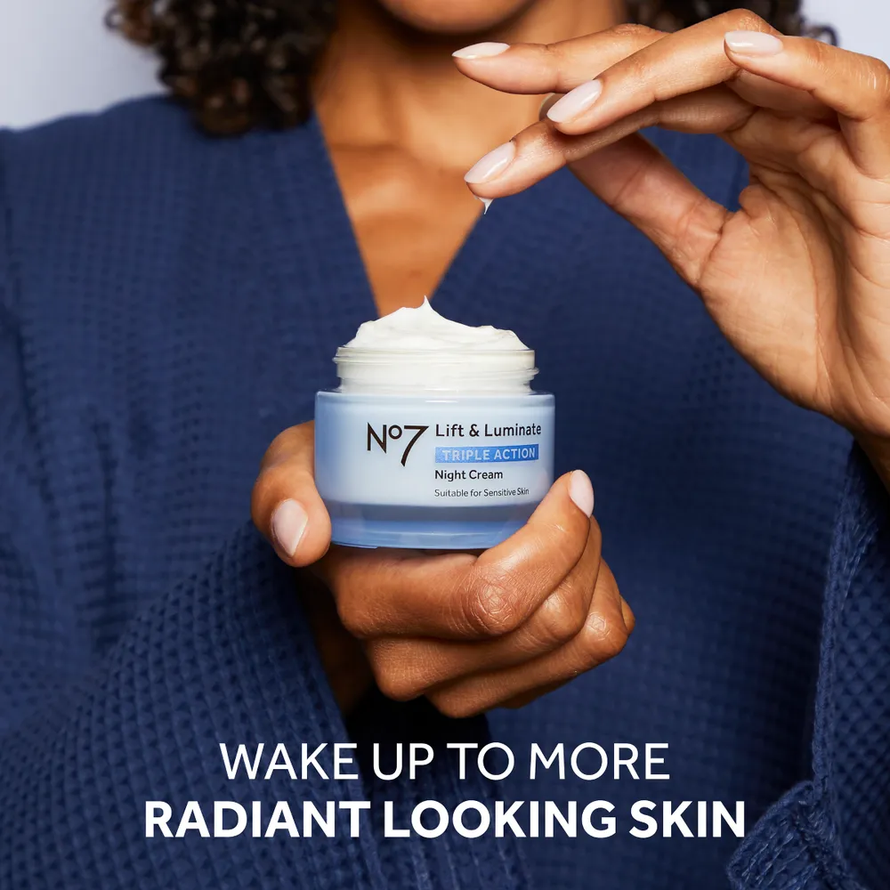 No7 Lift & Luminate Triple Action Night Cream - 50 ml.