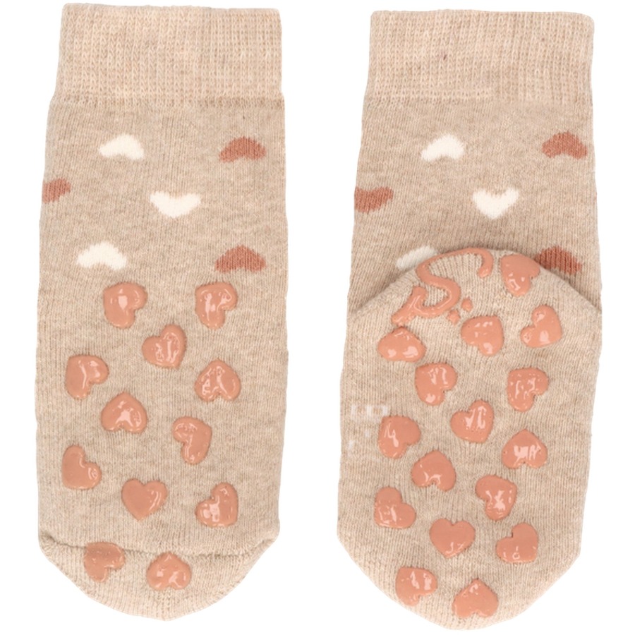 Sterntaler ABS-Krabbelsocken DP Katze braun mel.