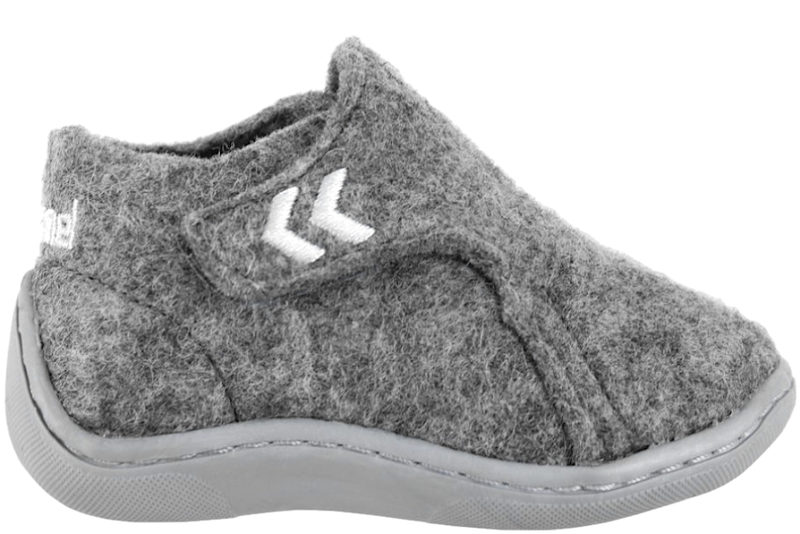 HUMMEL WOOL SLIPPER INFANT GRAY ULDHJEMMESKO