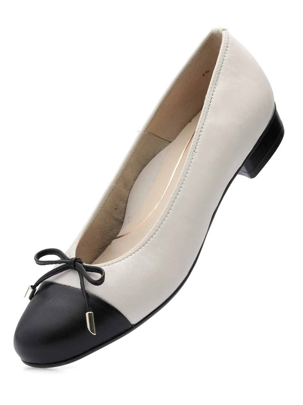Ballerina Bari schwarz cream