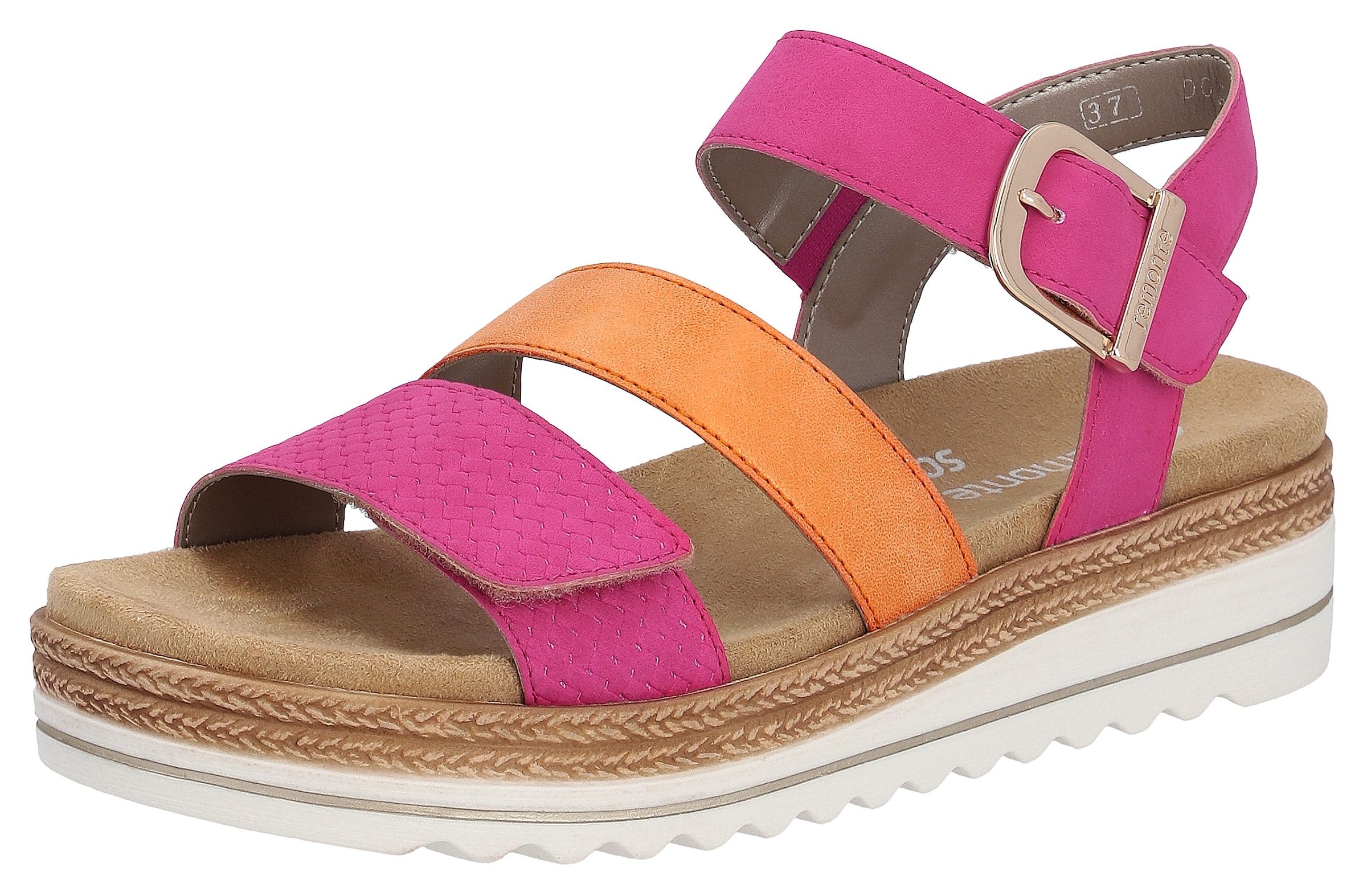 Remonte Keilsandalette  Keilabsatz, Sommerschuh, Sandale in veganer Verarbeitung