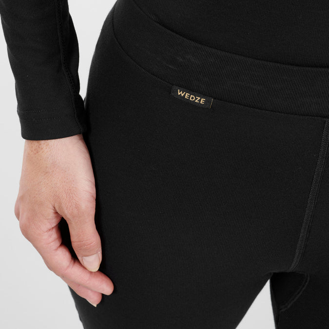 Decathlon Wedze - Calça térmica feminina Wedze para esqui - BL 100 - Preta