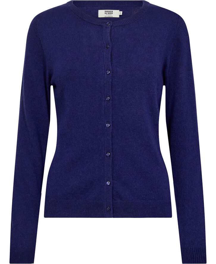 Magasin du Nord Collection Myrna 3 RWS Cardigan Lambswool Fantasy blue