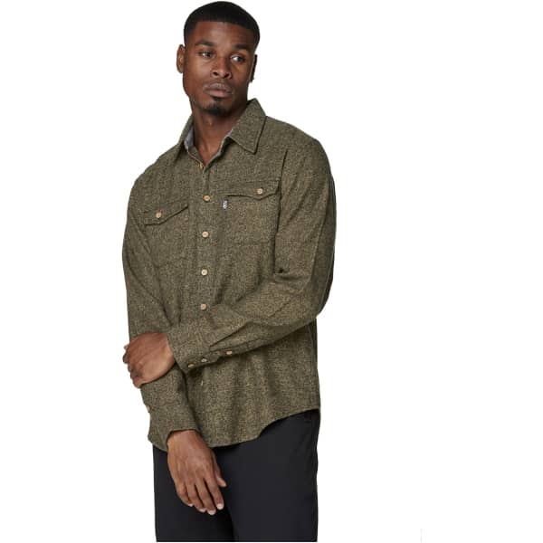 Chemise PICTURE LEWELL SHIRT OAK BUFF